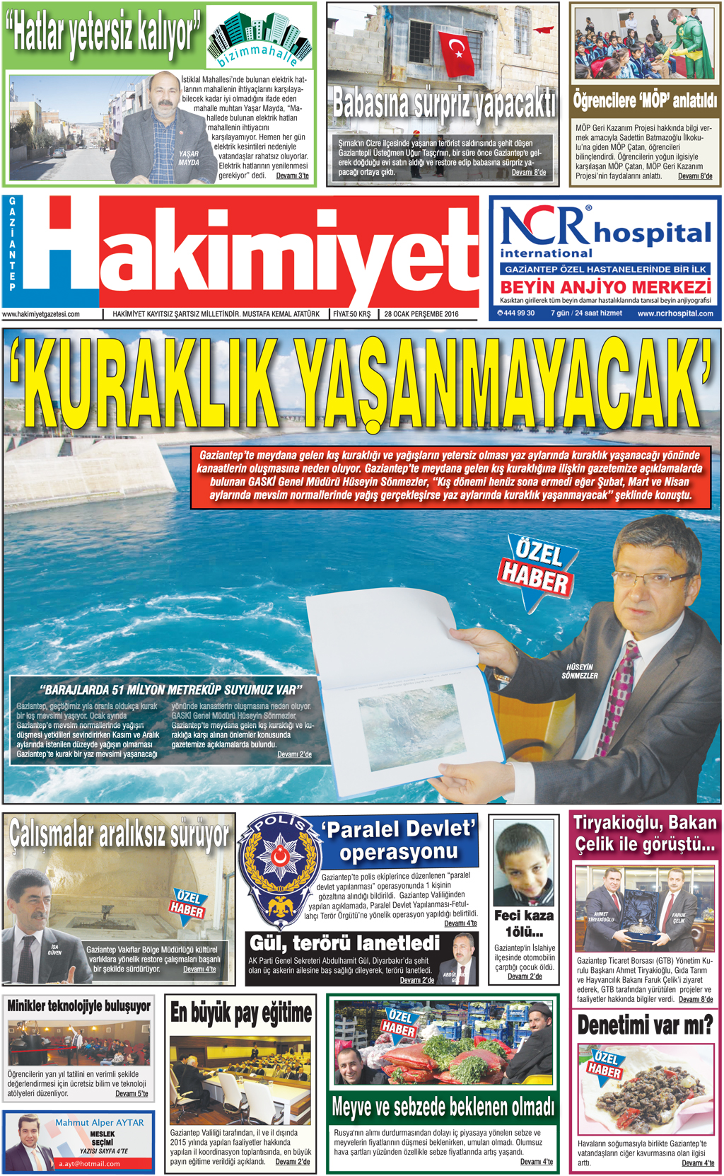 Gaziantep'te bombalı saldırı