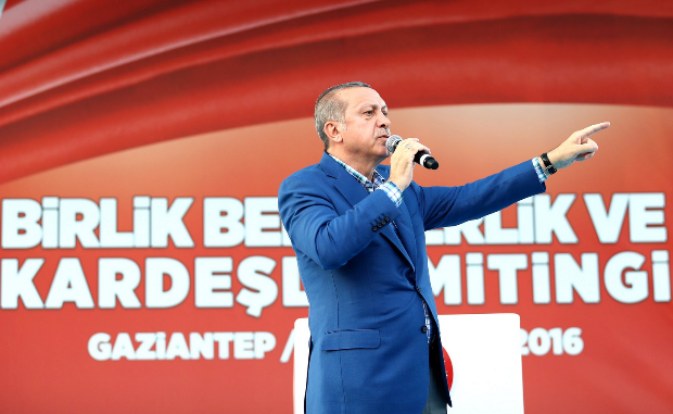 Cumhurbaşkanı Recep Tayyip Erdoğan Gaziantep'te
