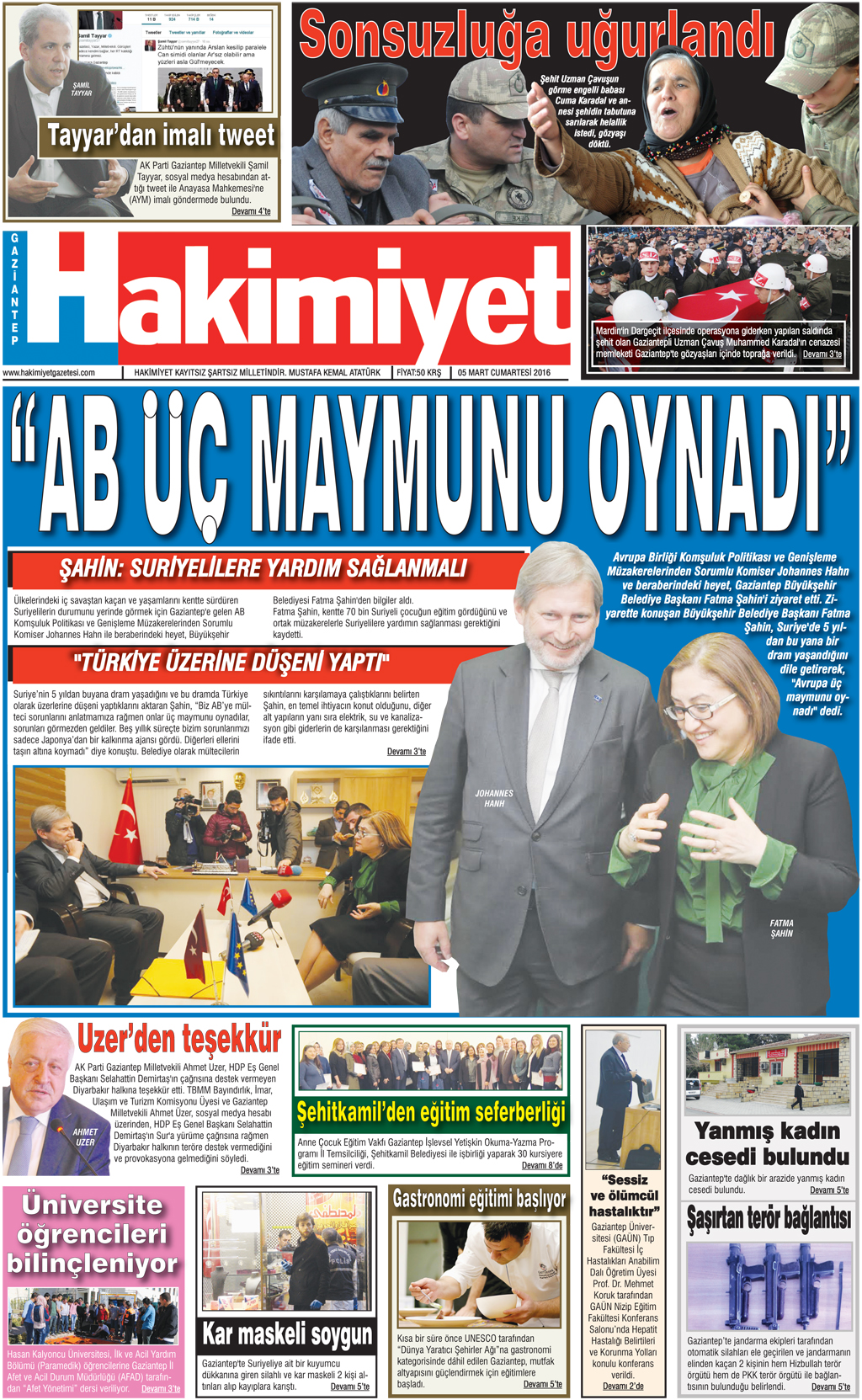 CUMHURBAŞKANI ERDOĞAN GAZİANTEP'TE