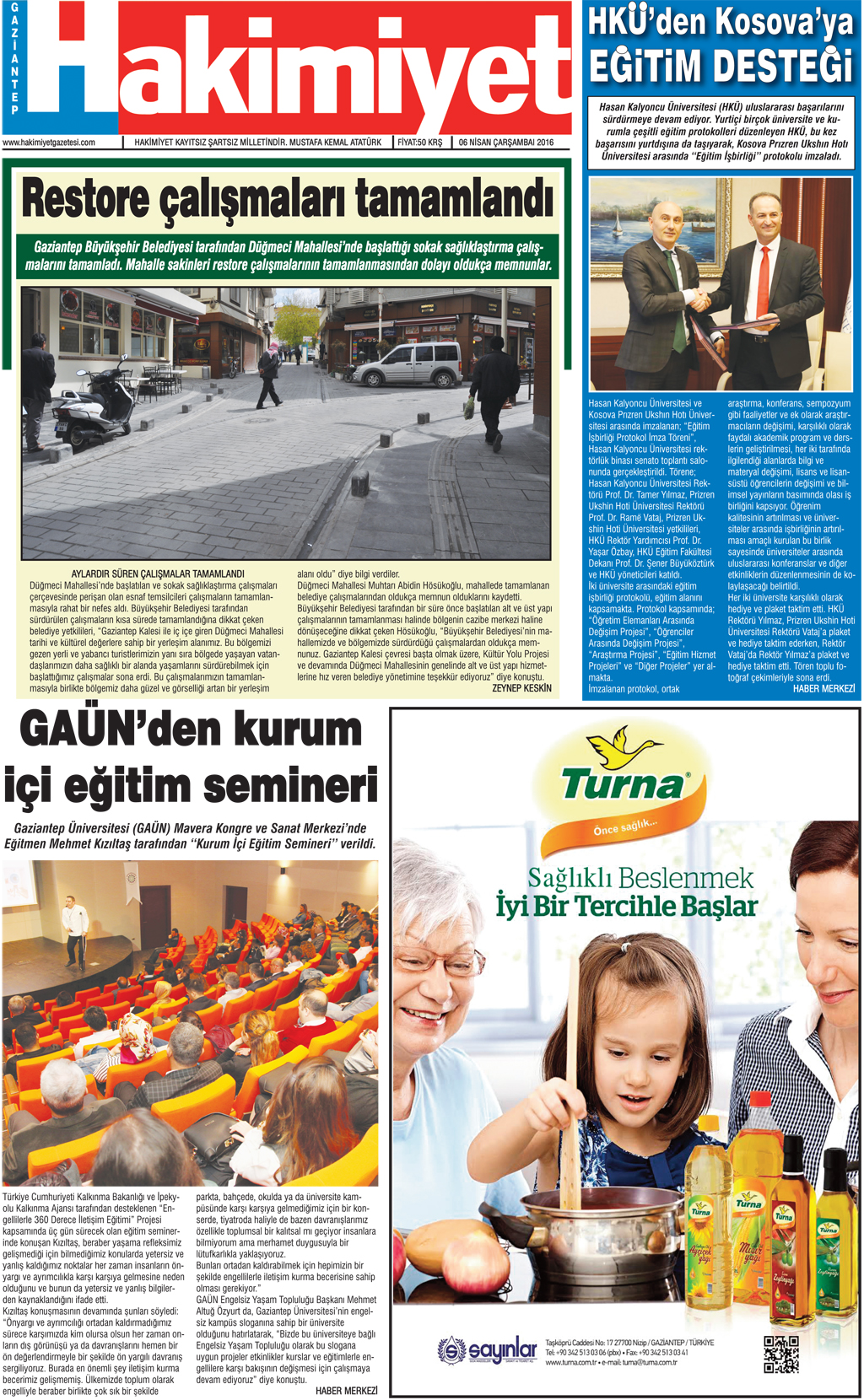 ‘ÇİZGİLERLE AYNTAB’ SERGİSİ AÇILDI
