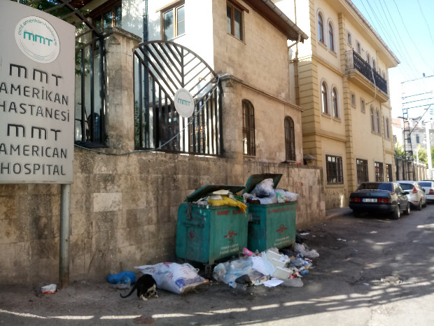 Amerikan Hastanesinde korkutan yangın