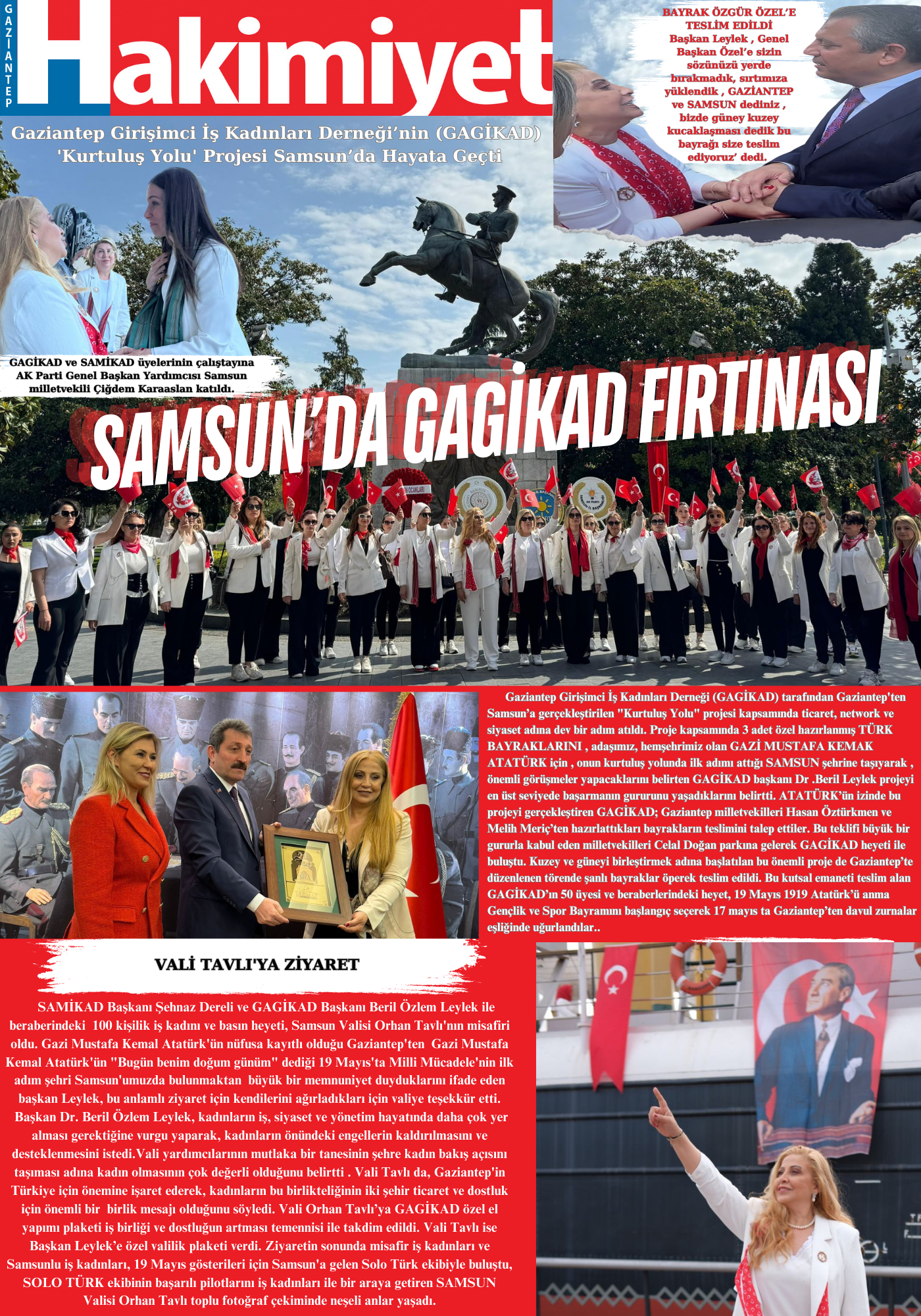 Samsun’da GAGİKAD Fırtınası