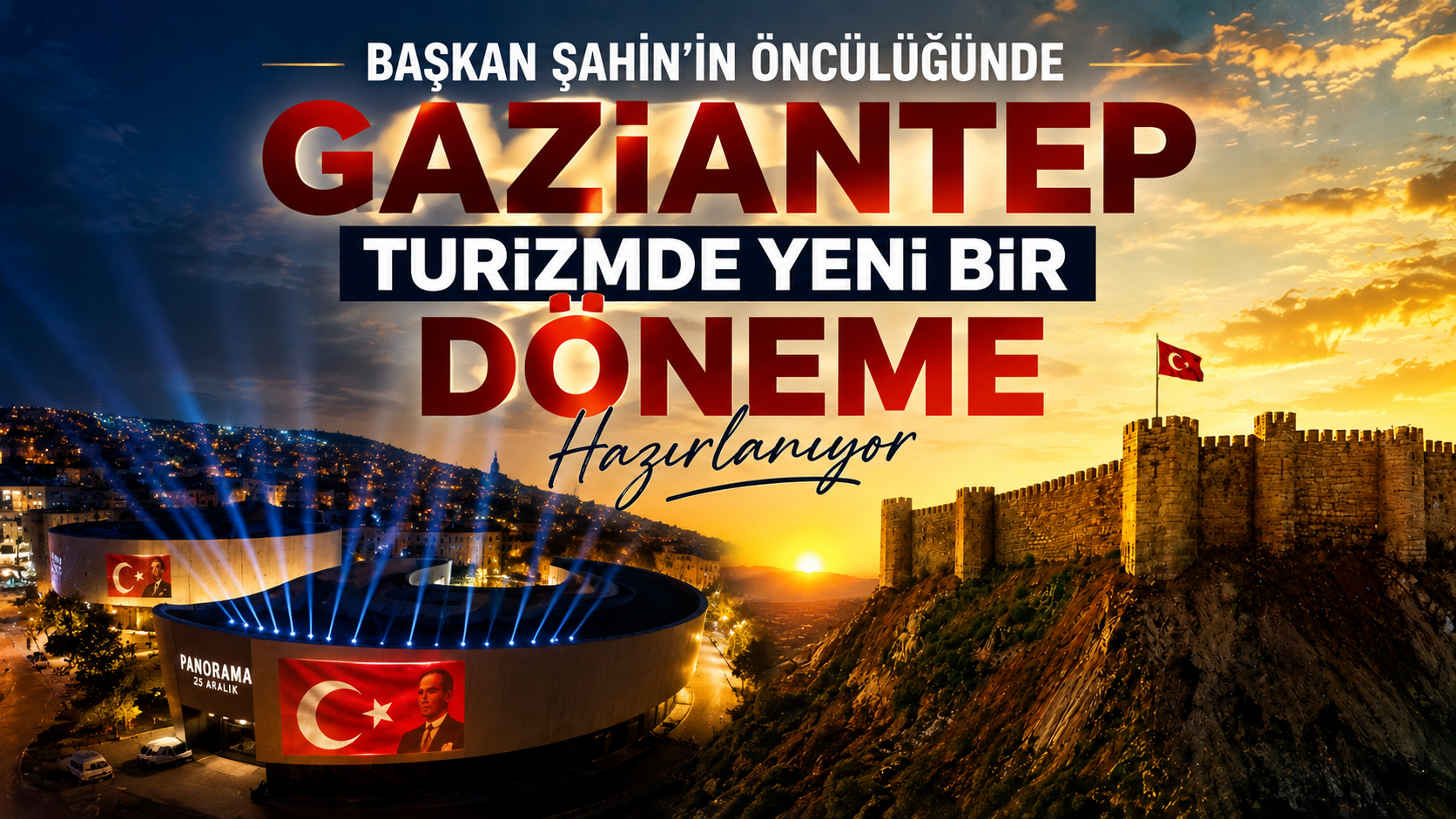 BAŞKAN ŞAHİN’İN ÖNCÜLÜĞÜNDE GAZİANTEP TURİZMDE YENİ BİR DÖNEME HAZIRLANIYOR