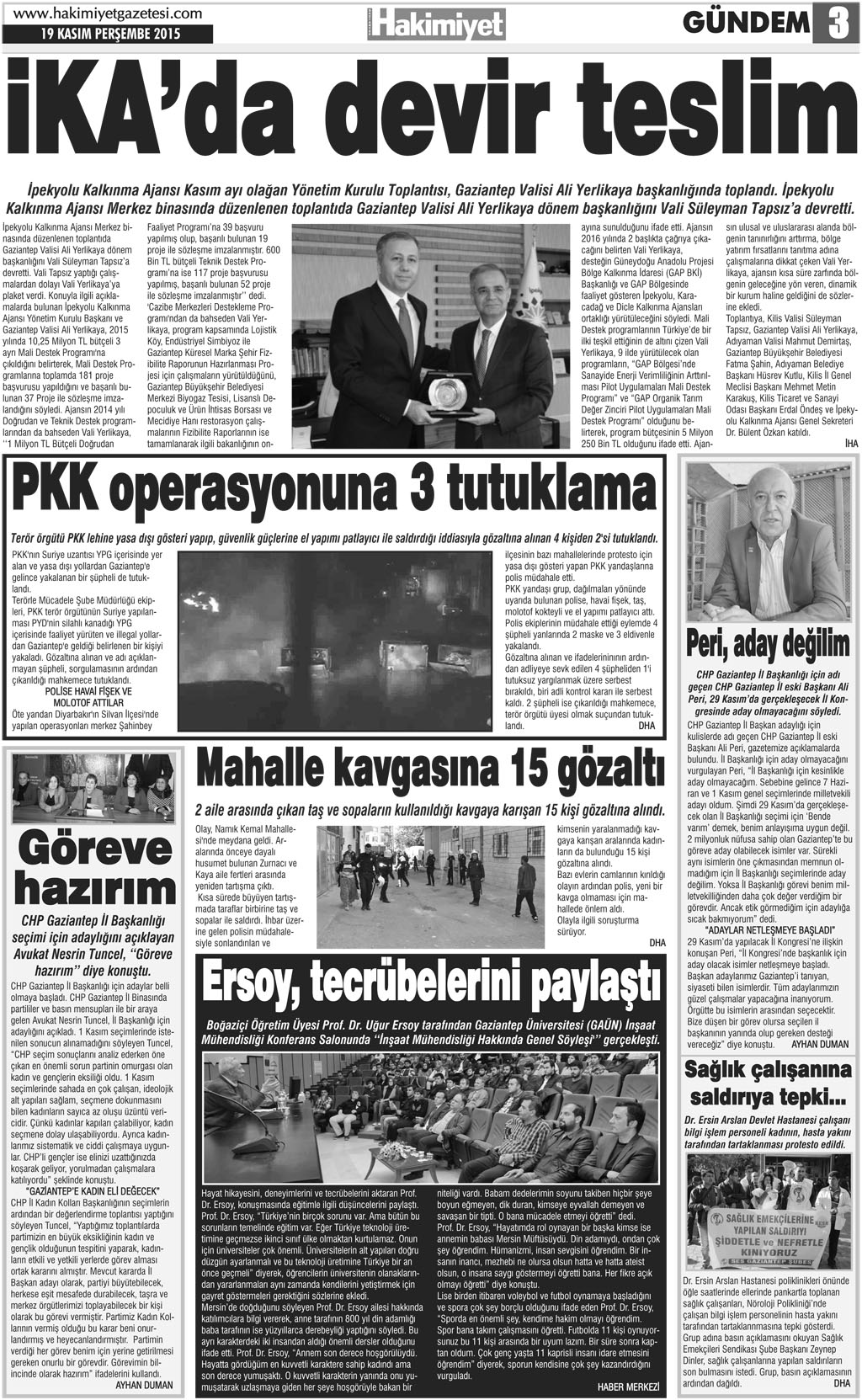 Cumhurbaşkanı Erdoğan Gaziantep'te