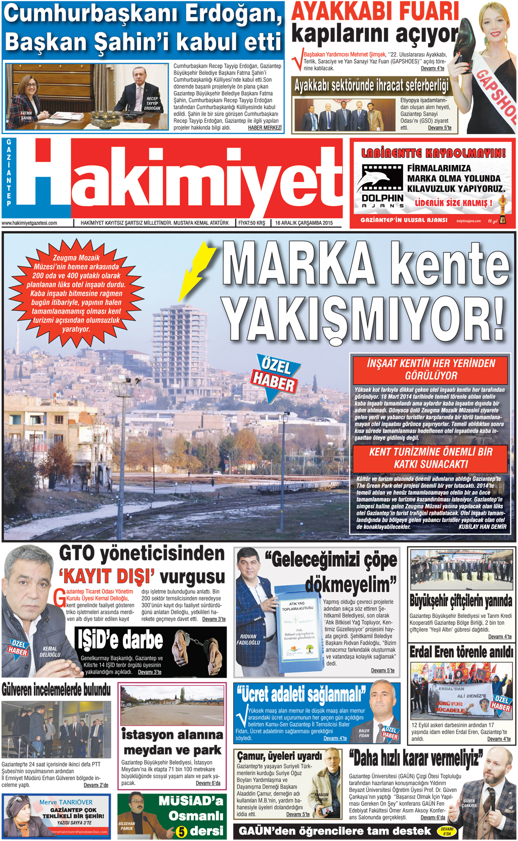 Gaziantep’te şehit evine ateş düştü
