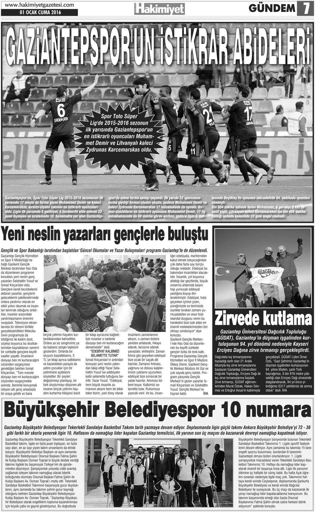Hakimiyet Gazetesi Gümüştekin Mahallesi'nde