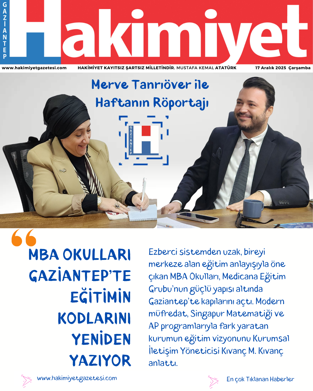 MBA Okulları Gaziantep’te Eğitimin Kodlarını Yeniden Yazıyor