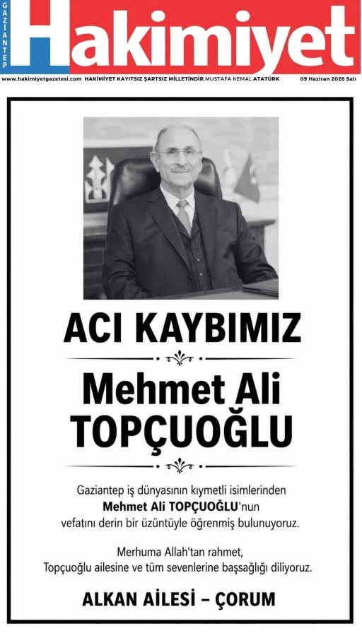 09 Haziran 2026