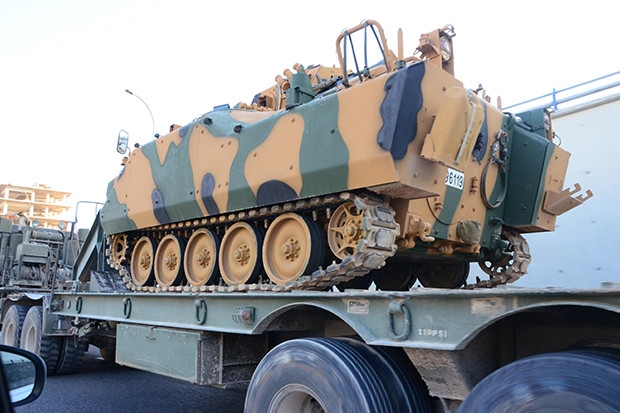 Gaziantep'ten sınıra zırhlı araç sevkiyatı