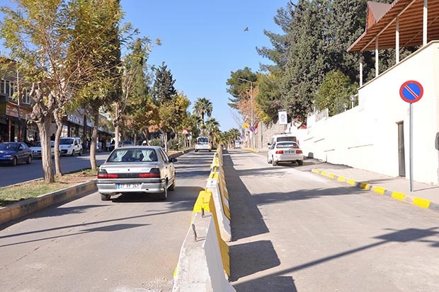 Nizip'te çalışma yapılan bulvar ulaşıma açıldı