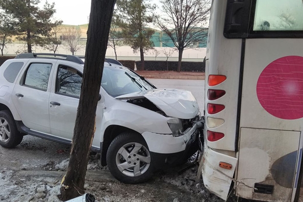 Gaziantep’te yollar buz tuttu! Çok sayıda kaza meydana geldi