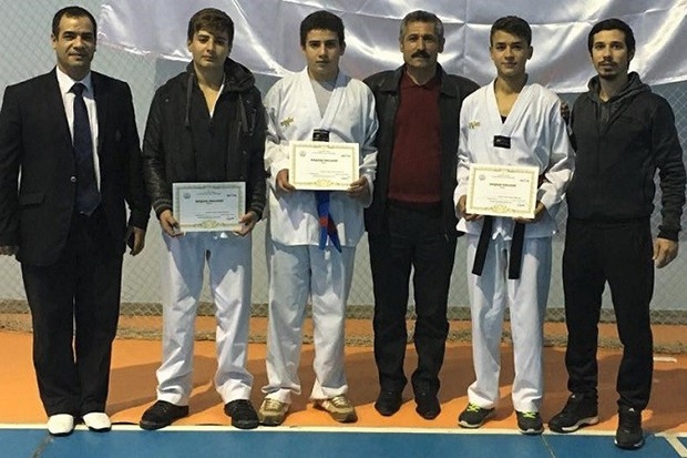 Taekwondo turnuvasında büyük başarı