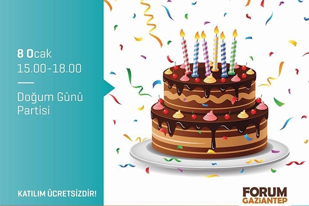 Forum Gaziantep'te sürpriz doğum günü