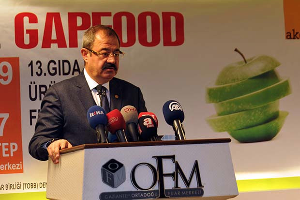 Konukoğlu: “Gaziantep gıda ihracatında yüzde 12,9 pay alıyor”
