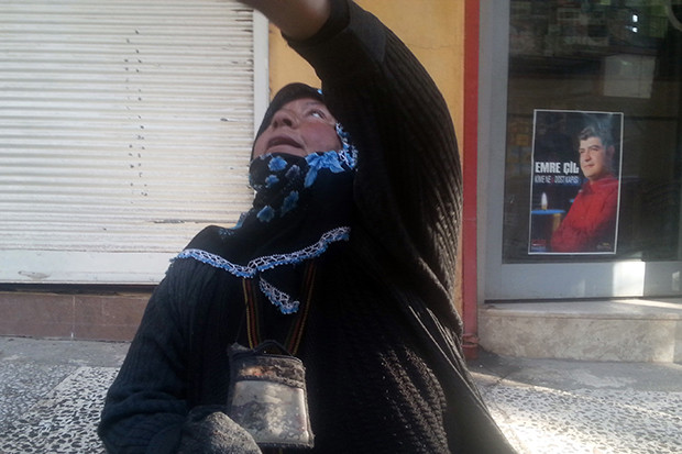Gaziantep'te dilenen engelli kadın zabıtaları şaşırttı