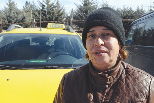Gaziantep'in tek kadın taksi şoförü