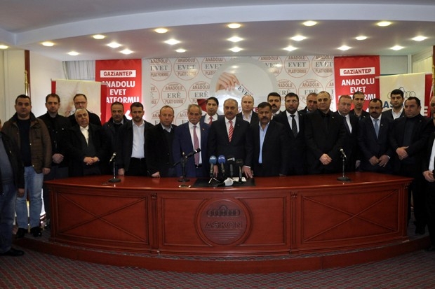 Gaziantep'te 22 STK'den 'Evet' açıklaması