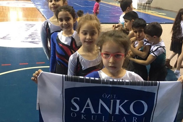 Özel Sanko Okulları, Jimnastik Şampiyonasında il ikincisi oldu