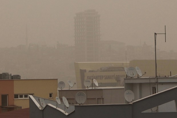 Gaziantep'i toz bulutu kapladı