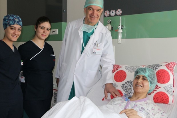 Ameliyat için İzmir'den Gaziantep'e  geldi