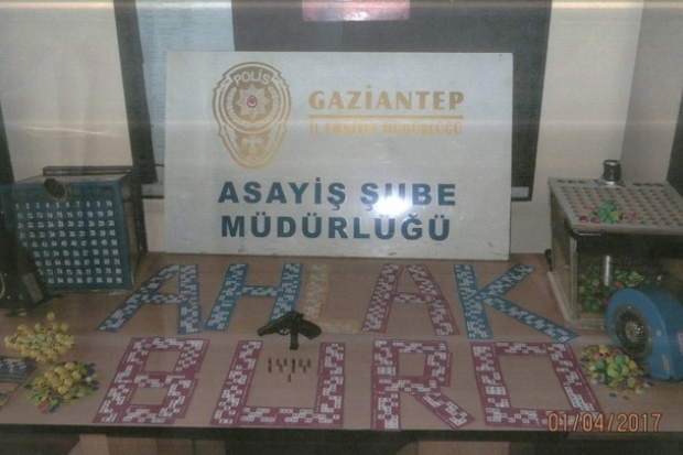 Gaziantep’te kumar operasyonu