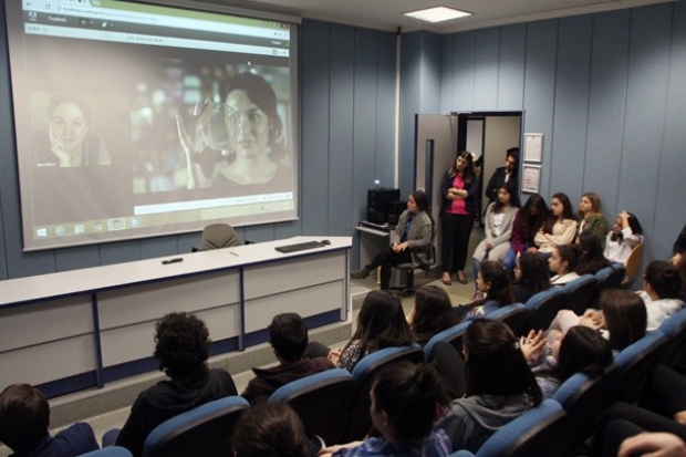 SANKO Lisesi Dr. Betül Kaçar’ın e-konferansına katıldı