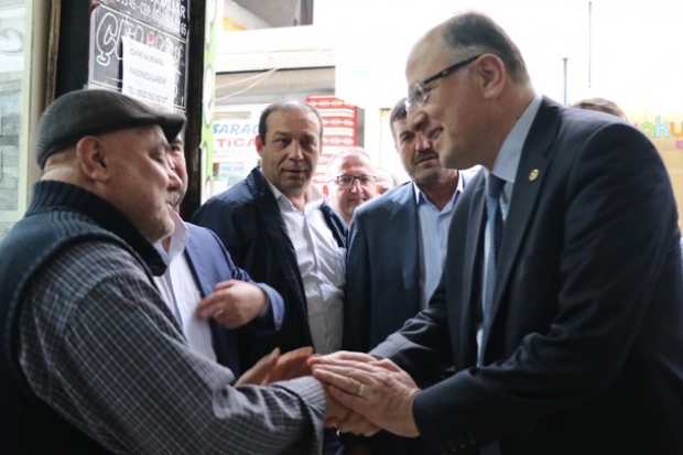 Milletvekili Nejat Koçer’den gaziler caddesi esnafına ziyaret