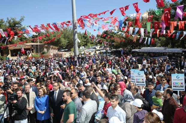 Gaziantep Hayvanat Bahçesi’de ziyaretçi rekoru