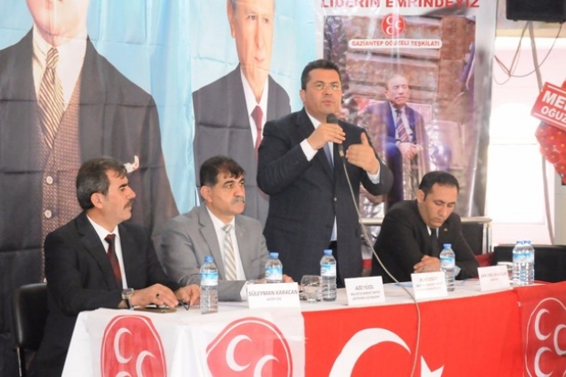 MHP Oğuzeli İlçe kongresinde başkan seçildi