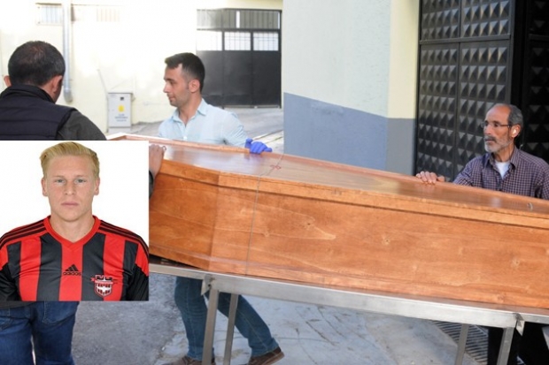 İntihar eden futbolcunun cenazesi İstanbul'a gönderildi