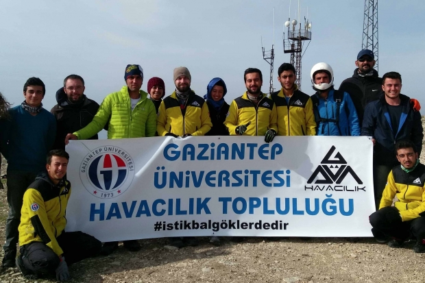 Yamaç paraşütünde GAÜN gururu