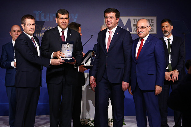 Altunkaya’ya Türkiye ihracat şampiyonu ödülü
