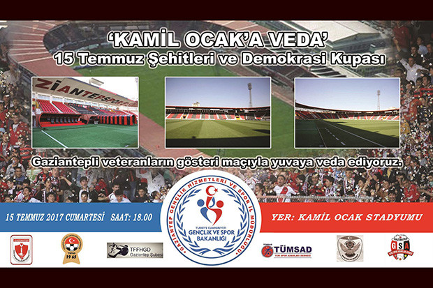 Kamil Ocak Stadyumu’na veda kupası düzenleniyor