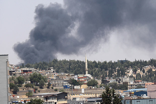 Gaziantep'te YANGIN: Dumanlar yüzlerce metre yükseğe ulaştı