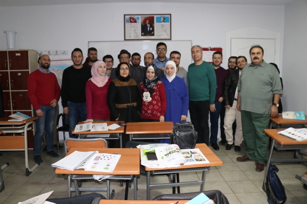 Suriyeli gazeteciler Türkçe öğreniyor