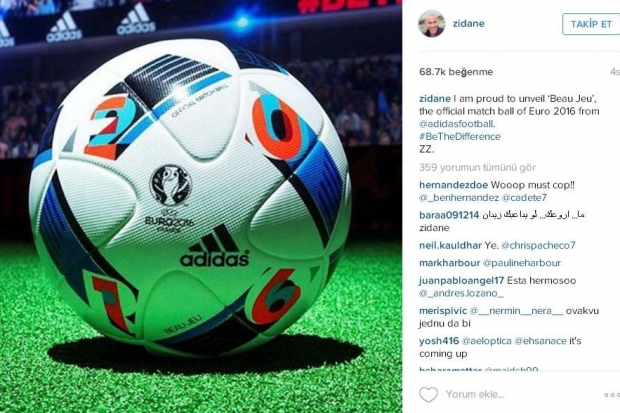 İşte EURO 2016'da kullanılacak top