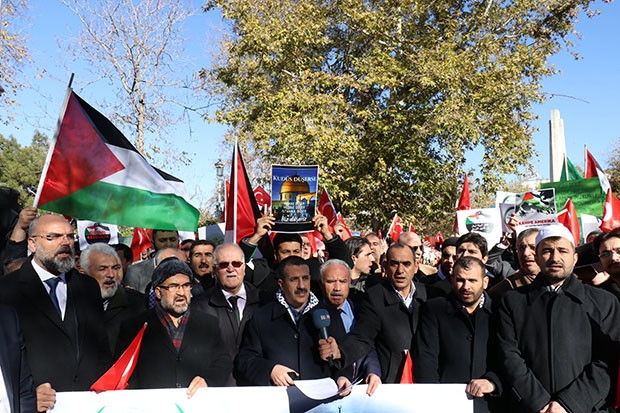 Kudüs protestosu devam etti