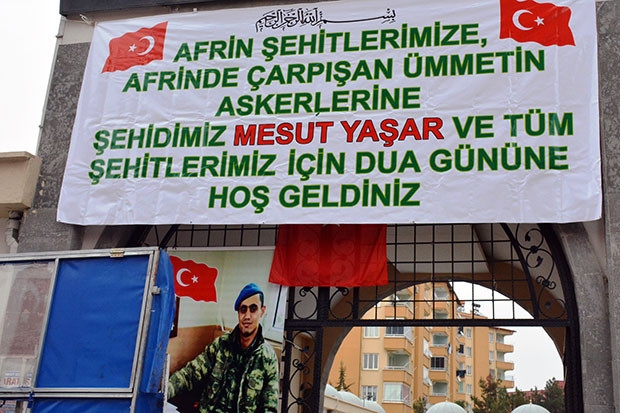 Şehit babasından Afrin şehitlerine mevlit