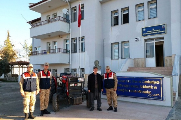 Kilis'te çalınan traktör Gaziantep'te ele geçirildi