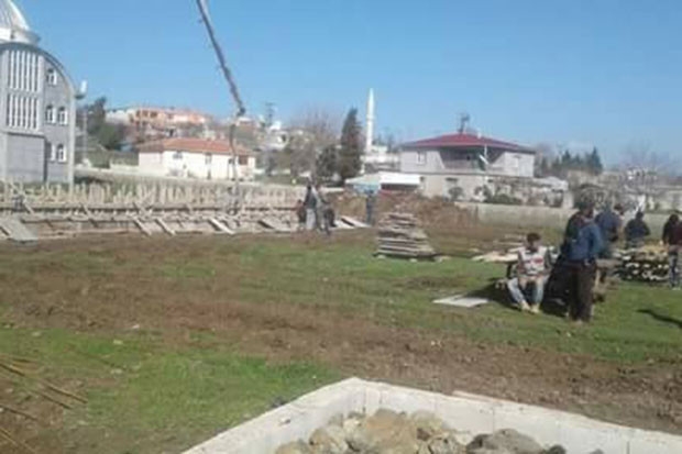 Durmuşlar Mahallesine Taziye Evi inşaatına başlandı