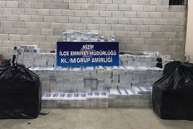 Gümrük kaçağı 4 bin paket sigara ele geçirildi