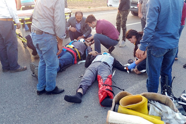 Rahat durmayan yaralı için damar yolu seferberliği