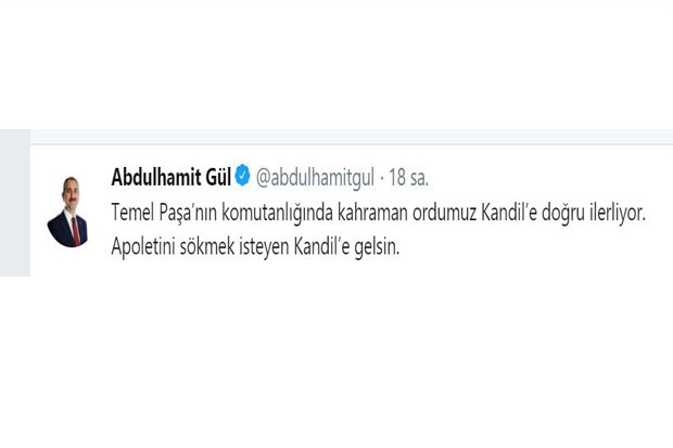 Adalet Bakanı Gül: 