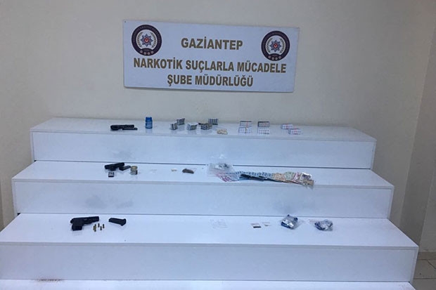 Gaziantep'te uyuşturucu operasyonu, 17 gözaltı