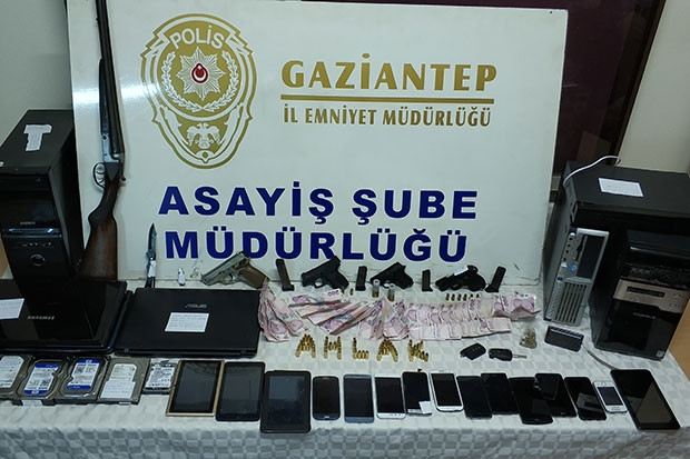 Gaziantep’te fuhuş operasyonunda 43 gözaltı