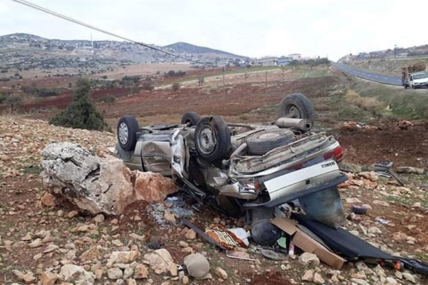 Taziye yolunda kaza: 4 yaralı