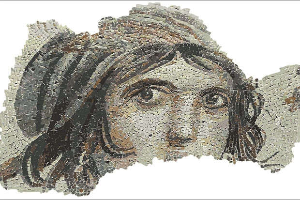 Zeugma Çingene Kızı Mozaiklerinin parçaları sergiye hazırlanıyor