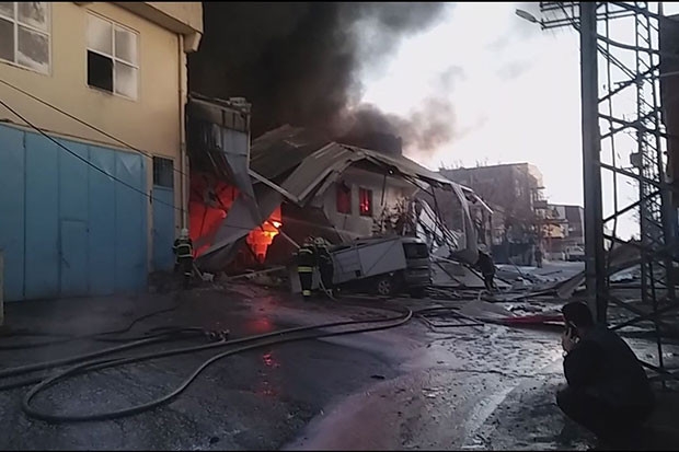 Gaziantep sanayi sitesinde büyük yangın