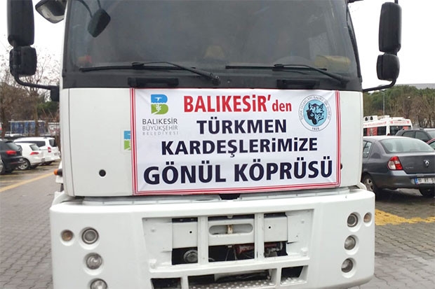 Balıkesirden Gaziantep’e imrendiren yardım