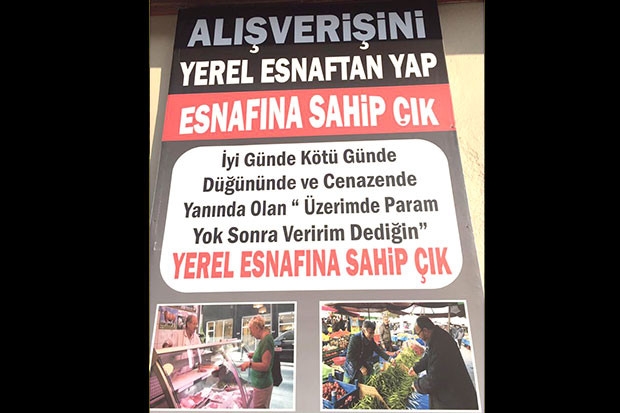 “Yerel esnafa sahip çık”